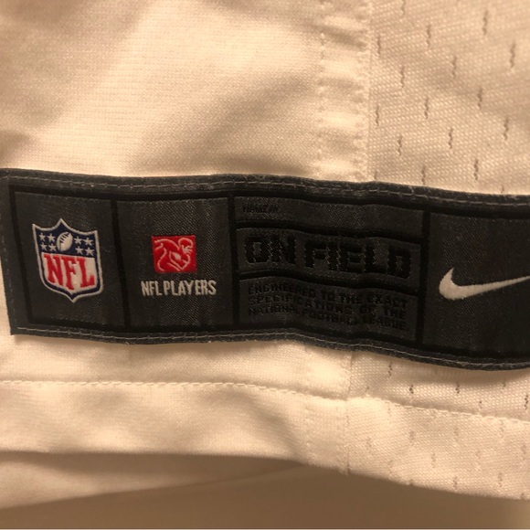 Nike Players NFL Seattle Seahawks #3 Wilson Jersey White Size Medium - Picture 14 of 14